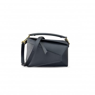 LOEWE SMALL PUZZLE EDGE BAG IN SOFT GRAINED CALFSKIN (24*16.5*10.5cm)